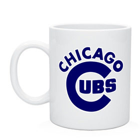 Кружка с принтом Chicago Cubs logotype в Белгороде, керамика | объем — 330 мл, диаметр — 80 мм. Принт наносится на бока кружки, можно сделать два разных изображения | baseball | chicago cubs bear | бейсбол | спорт | чикаго