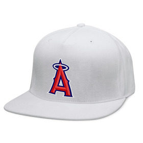 Кепка снепбек с прямым козырьком с принтом Los Angeles Angels of Anaheim logo в Белгороде, хлопок 100% |  | baseball | los angeles angels of anaheim | бейсбол | спорт