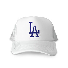 Кепка тракер с сеткой с принтом Los Angeles Dodgers logo в Белгороде, трикотажное полотно; задняя часть — сетка | длинный козырек, универсальный размер, пластиковая застежка | Тематика изображения на принте: baseball | la | los angeles dodgers | бейсбол | лос анджелес доджерс | спорт