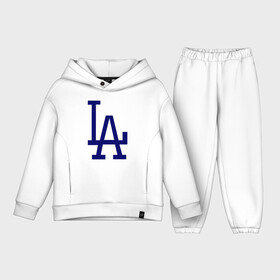 Детский костюм хлопок Oversize с принтом Los Angeles Dodgers logo в Белгороде,  |  | baseball | la | los angeles dodgers | бейсбол | лос анджелес доджерс | спорт