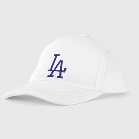 Детская бейсболка с принтом Los Angeles Dodgers logo в Белгороде, 100% хлопок | классический козырек, металлическая застежка-регулятор размера | Тематика изображения на принте: baseball | la | los angeles dodgers | бейсбол | лос анджелес доджерс | спорт