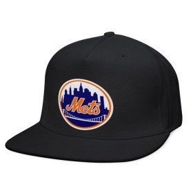 Кепка снепбек с прямым козырьком с принтом New York Mets в Белгороде, хлопок 100% |  | baseball | mets | new york mets | бейсбол | нью йорк метс | спорт