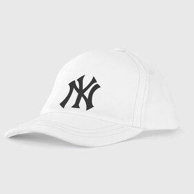 Детская бейсболка с принтом New York Yankees в Белгороде, 100% хлопок | классический козырек, металлическая застежка-регулятор размера | Тематика изображения на принте: baseball | new york yankees | бейсбол | нью йорк янкиз | спорт | янки
