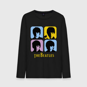 Мужской лонгслив хлопок с принтом The Beatles pop art в Белгороде, 100% хлопок |  | beatles | the beatles | the beatles pop art | бителс