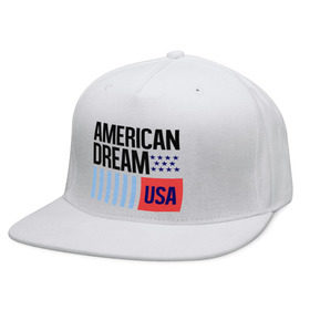 Кепка снепбек с прямым козырьком с принтом American Dream в Белгороде, хлопок 100% |  | swag | swag style | usa | америка | американская мечта | одежда сваг | сваг | сваг стиль | свег | свог | свэг | штаты