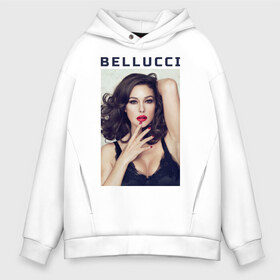 Мужское худи Oversize хлопок с принтом Bellucci red lips в Белгороде, френч-терри — 70% хлопок, 30% полиэстер. Мягкий теплый начес внутри —100% хлопок | боковые карманы, эластичные манжеты и нижняя кромка, капюшон на магнитной кнопке | Тематика изображения на принте: bellucci | monica belucci | беллуччи | беллуччи с красной помадой | моника беллуччи