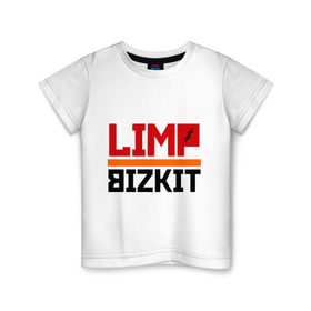 Детская футболка хлопок с принтом Limp Bizkit (2) в Белгороде, 100% хлопок | круглый вырез горловины, полуприлегающий силуэт, длина до линии бедер | rock | лимп бизкит | рок группа | рок музыка