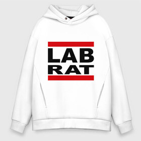 Мужское худи Oversize хлопок с принтом Lab Rat в Белгороде, френч-терри — 70% хлопок, 30% полиэстер. Мягкий теплый начес внутри —100% хлопок | боковые карманы, эластичные манжеты и нижняя кромка, капюшон на магнитной кнопке | banksy | бенкси | бэнкси | графити | граффити | стрит арт | стритарт