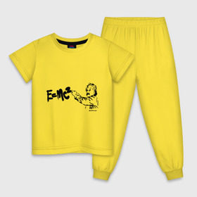 Детская пижама хлопок с принтом E=MC2 в Белгороде, 100% хлопок |  брюки и футболка прямого кроя, без карманов, на брюках мягкая резинка на поясе и по низу штанин
 | бэнкси | граффити | ученный | формула | эйнштейн