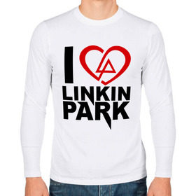 Мужской лонгслив хлопок с принтом I love linkin park (Я люблю Linkin Park) в Белгороде, 100% хлопок |  | rock | линкин парк | музыкальная группа | рок группа | рок музыка