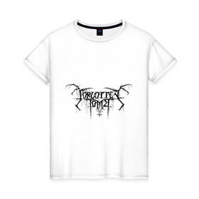 Женская футболка хлопок с принтом Forgotten tomb в Белгороде, 100% хлопок | прямой крой, круглый вырез горловины, длина до линии бедер, слегка спущенное плечо | forgotten tomb | metal | группы | метал | музыкальные группы | рок группы