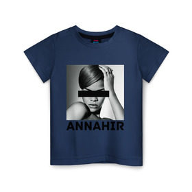 Детская футболка хлопок с принтом Rihanna в Белгороде, 100% хлопок | круглый вырез горловины, полуприлегающий силуэт, длина до линии бедер | актирса | голливуд rihanna | звезды | знаменитости | певица | рианна