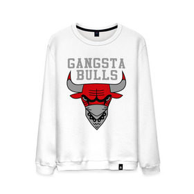 Мужской свитшот хлопок с принтом Gangsta bulls в Белгороде, 100% хлопок |  | bshirts | bulls | cihago bulls | gangsta bulls | swag | sweg | бык | красный бык | сваг | свег | чикаго булс