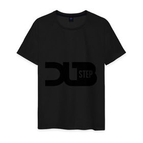 Мужская футболка хлопок с принтом DJ DubStep в Белгороде, 100% хлопок | прямой крой, круглый вырез горловины, длина до линии бедер, слегка спущенное плечо. | deejay | dub step | dubstep | дабстеп | диджей | музыка