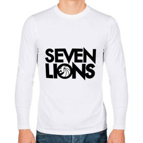 Мужской лонгслив хлопок с принтом 7 Lions в Белгороде, 100% хлопок |  | seven lions | лев | львы | семь | семь львов