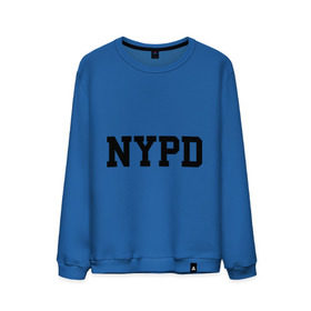 Мужской свитшот хлопок с принтом NYPD в Белгороде, 100% хлопок |  | new york | силовые структуры