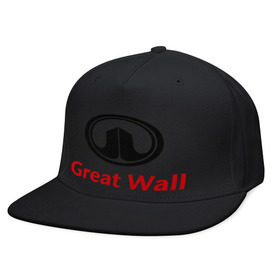 Кепка снепбек с прямым козырьком с принтом Great Wall logo в Белгороде, хлопок 100% |  | great wall | greatwall | автобренды | автолюбителям | бренд | для автовладельцев | для автолюбителей | лого | логотип