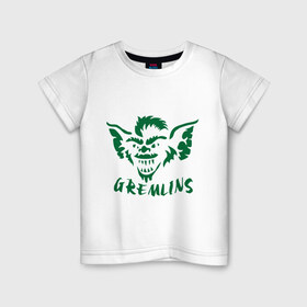 Детская футболка хлопок с принтом Гремлины (Gremlins) в Белгороде, 100% хлопок | круглый вырез горловины, полуприлегающий силуэт, длина до линии бедер | gremlins | гремлин | мифические существа | мифы
