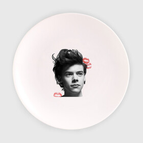 Тарелка с принтом Harry Styles в Белгороде, фарфор | диаметр - 210 мм
диаметр для нанесения принта - 120 мм | 1d | keep calm | music | one direction | гарри стайлс