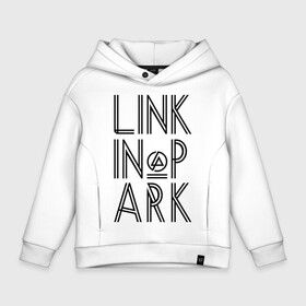 Детское худи Oversize хлопок с принтом Linkin Park в Белгороде, френч-терри — 70% хлопок, 30% полиэстер. Мягкий теплый начес внутри —100% хлопок | боковые карманы, эластичные манжеты и нижняя кромка, капюшон на магнитной кнопке | linkin park | rock | альтернативный метал | альтернативный рок | линкин парк | ню метал | рок | рэпкор | электроник рок