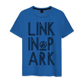 Мужская футболка хлопок с принтом Linkin Park в Белгороде, 100% хлопок | прямой крой, круглый вырез горловины, длина до линии бедер, слегка спущенное плечо. | linkin park | rock | альтернативный метал | альтернативный рок | линкин парк | ню метал | рок | рэпкор | электроник рок
