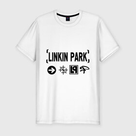 Мужская футболка премиум с принтом Linkin Park в Белгороде, 92% хлопок, 8% лайкра | приталенный силуэт, круглый вырез ворота, длина до линии бедра, короткий рукав | linkin park | rock | альтернативный метал | альтернативный рок | линкин парк | ню метал | рок | рэпкор | электроник рок