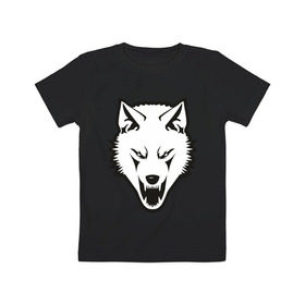Детская футболка хлопок с принтом Сопротивление (white) в Белгороде, 100% хлопок | круглый вырез горловины, полуприлегающий силуэт, длина до линии бедер | белый волк | волк | русский | сопротивление | я русский