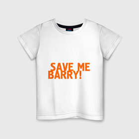 Детская футболка хлопок с принтом Save me, Barry! в Белгороде, 100% хлопок | круглый вырез горловины, полуприлегающий силуэт, длина до линии бедер | misfits