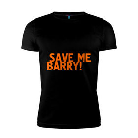 Мужская футболка премиум с принтом Save me, Barry! в Белгороде, 92% хлопок, 8% лайкра | приталенный силуэт, круглый вырез ворота, длина до линии бедра, короткий рукав | misfits