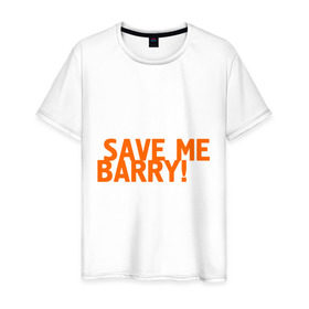 Мужская футболка хлопок с принтом Save me, Barry! в Белгороде, 100% хлопок | прямой крой, круглый вырез горловины, длина до линии бедер, слегка спущенное плечо. | misfits