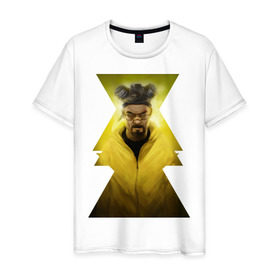 Мужская футболка хлопок с принтом Breaking Bad в Белгороде, 100% хлопок | прямой крой, круглый вырез горловины, длина до линии бедер, слегка спущенное плечо. | 