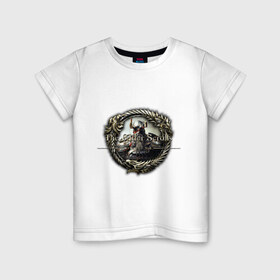 Детская футболка хлопок с принтом The Elder Scrolls Online (1) в Белгороде, 100% хлопок | круглый вырез горловины, полуприлегающий силуэт, длина до линии бедер | Тематика изображения на принте: 
