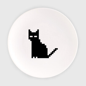Тарелка с принтом Пиксельный котик в Белгороде, фарфор | диаметр - 210 мм
диаметр для нанесения принта - 120 мм | Тематика изображения на принте: 90 | cat | kitten | kitty | pixel | кот | котейка | котик | котики | пиксель
