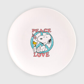 Тарелка с принтом Мир и любовь в Белгороде, фарфор | диаметр - 210 мм
диаметр для нанесения принта - 120 мм | snoopy | мир и любовь | мультфильм | снупи | собака