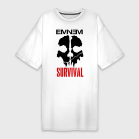 Платье-футболка хлопок с принтом Eminem   Survival в Белгороде,  |  | eminem   survival | gangsta | gansta | hip | hip hop | hop | media | rap | survival выживание | еп | рэп | рэпчина | хип | хип хоп | хоп | эминем