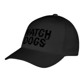 Бейсболка с принтом Watch Dogs в Белгороде, 100% хлопок | классический козырек, металлическая застежка-регулятор размера | Тематика изображения на принте: watch dogs | сторожевые псы