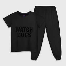 Детская пижама хлопок с принтом Watch Dogs в Белгороде, 100% хлопок |  брюки и футболка прямого кроя, без карманов, на брюках мягкая резинка на поясе и по низу штанин
 | watch dogs | сторожевые псы