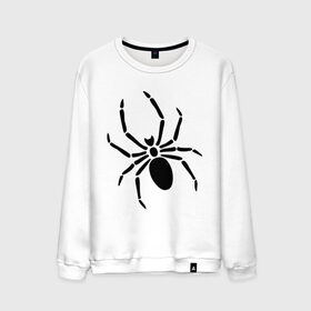 Мужской свитшот хлопок с принтом Страшный паук в Белгороде, 100% хлопок |  | насекомые | паук | паук на спине | страшный паук | тарантул