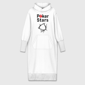 Платье удлиненное хлопок с принтом Poker Stars в Белгороде,  |  | pokerstars