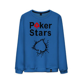 Мужской свитшот хлопок с принтом Poker Stars в Белгороде, 100% хлопок |  | pokerstars