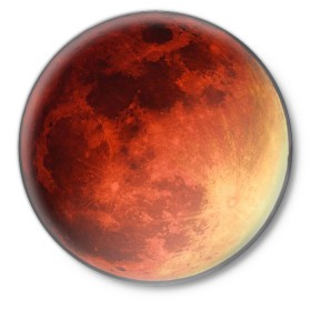 Значок с принтом Планета Марс в Белгороде,  металл | круглая форма, металлическая застежка в виде булавки | космос | марс | планета марс | планеты | текстуры