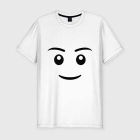 Мужская футболка премиум с принтом Игрушечный человечек в Белгороде, 92% хлопок, 8% лайкра | приталенный силуэт, круглый вырез ворота, длина до линии бедра, короткий рукав | игрушечный человечек | позитив и смайлы | прикольные картинки