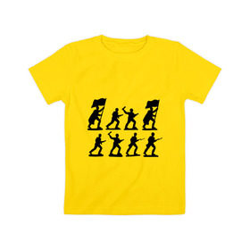 Детская футболка хлопок с принтом Солдатики в Белгороде, 100% хлопок | круглый вырез горловины, полуприлегающий силуэт, длина до линии бедер | армия | война | войско | победа | солдатики | солдаты | флаги