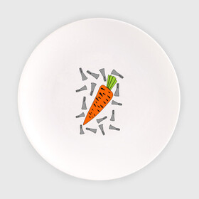 Тарелка с принтом морковка и кролик парная в Белгороде, фарфор | диаметр - 210 мм
диаметр для нанесения принта - 120 мм | Тематика изображения на принте: 14 февраля | все | день святого валентина | для двоих | идеи подарков | морковка и кролик | парные