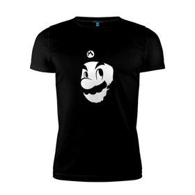 Мужская футболка премиум с принтом Che Mario в Белгороде, 92% хлопок, 8% лайкра | приталенный силуэт, круглый вырез ворота, длина до линии бедра, короткий рукав | nintendo | марио | нинтендо | че гевара