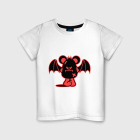 Детская футболка хлопок с принтом Монстр вампирчик в Белгороде, 100% хлопок | круглый вырез горловины, полуприлегающий силуэт, длина до линии бедер | монстр вампирчик | монстры | привидения и дьяволы | прикольные картинки