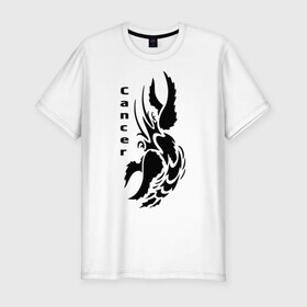 Мужская футболка премиум с принтом Рак в Белгороде, 92% хлопок, 8% лайкра | приталенный силуэт, круглый вырез ворота, длина до линии бедра, короткий рукав | знаки зодиака | прикольные картинки | рак