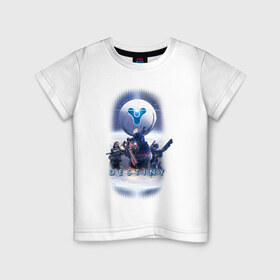 Детская футболка хлопок с принтом Destiny в Белгороде, 100% хлопок | круглый вырез горловины, полуприлегающий силуэт, длина до линии бедер | 
