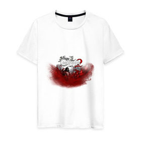 Мужская футболка хлопок с принтом Castlevania: Lords Of Shadow 2 в Белгороде, 100% хлопок | прямой крой, круглый вырез горловины, длина до линии бедер, слегка спущенное плечо. | Тематика изображения на принте: 