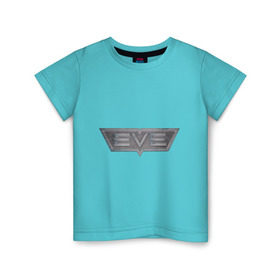 Детская футболка хлопок с принтом EVE online в Белгороде, 100% хлопок | круглый вырез горловины, полуприлегающий силуэт, длина до линии бедер | Тематика изображения на принте: eve online | игры